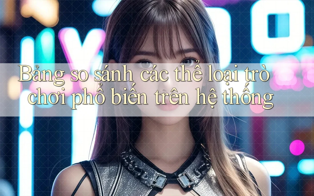 Bảng so sánh các thể loại trò chơi phổ biến trên hệ thống