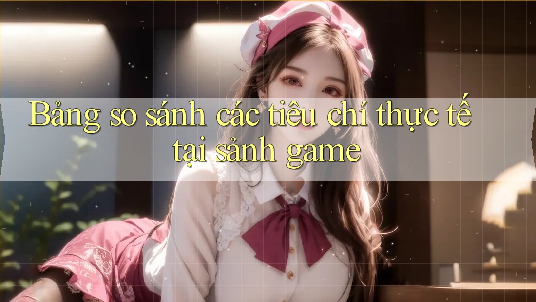 Bảng so sánh các tiêu chí thực tế tại sảnh game Bảng so sánh các tiêu chí thực tế tại sảnh game