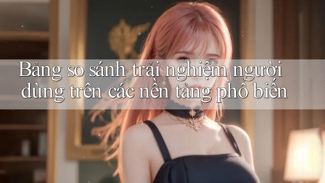 Bảng so sánh trải nghiệm người dùng trên các nền tảng phổ biến Bảng so sánh trải nghiệm người dùng trên các nền tảng phổ biến