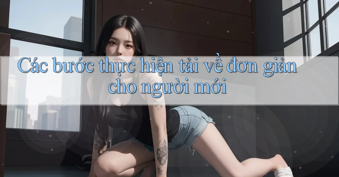 Các bước thực hiện tải về đơn giản cho người mới Các bước thực hiện tải về đơn giản cho người mới