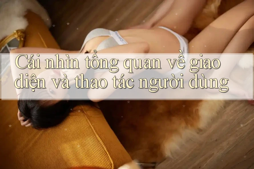 Cái nhìn tổng quan về giao diện và thao tác người dùng Cái nhìn tổng quan về giao diện và thao tác người dùng