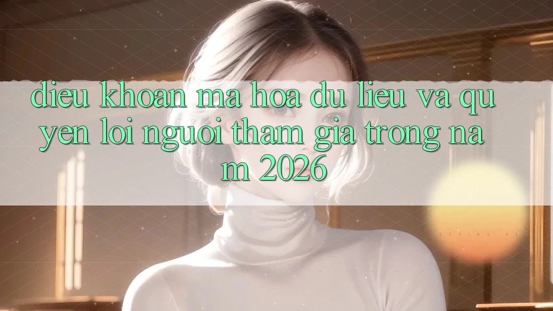 Điều khoản Mã hóa dữ liệu Và Quyền Lợi Người tham gia Trong Năm 2026