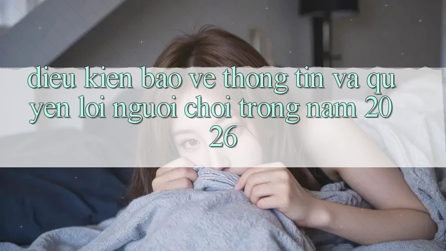 Điều kiện Bảo vệ thông tin Và Quyền Lợi Người chơi Trong Năm 2026 Điều kiện Bảo vệ thông tin Và Quyền Lợi Người chơi Trong Năm 2026