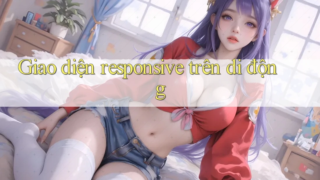Giao diện responsive trên di động Giao diện responsive trên di động