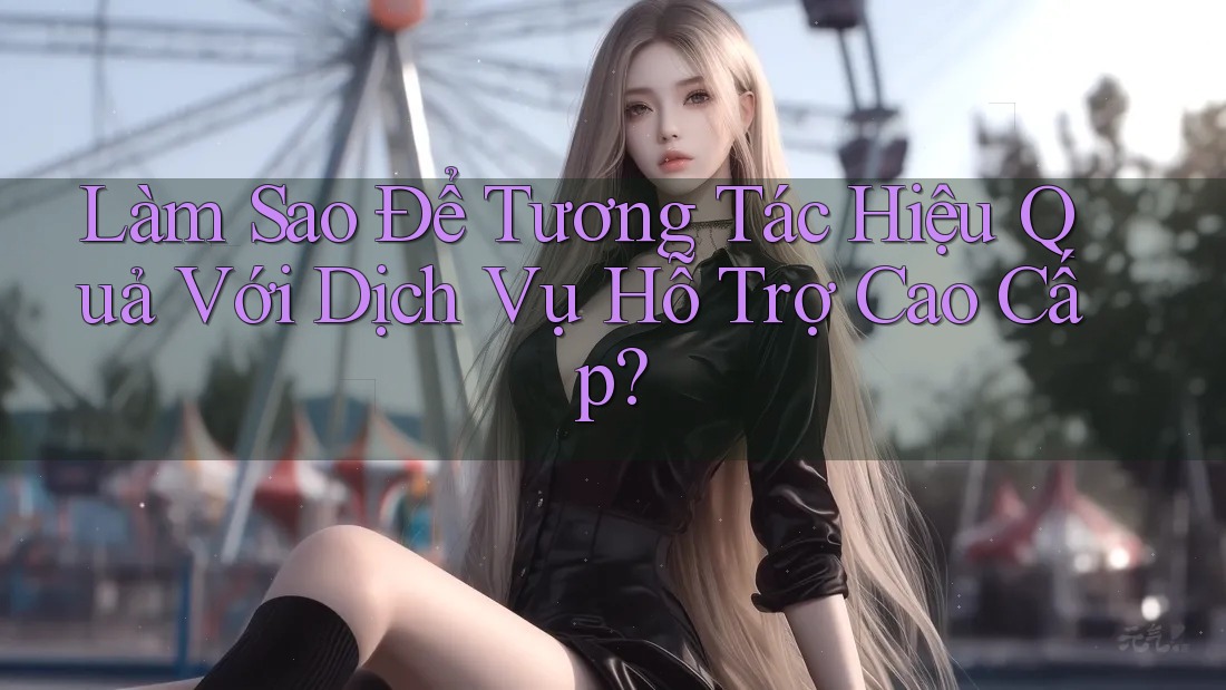 Làm Sao Để Tương Tác Hiệu Quả Với Dịch Vụ Hỗ Trợ Cao Cấp?