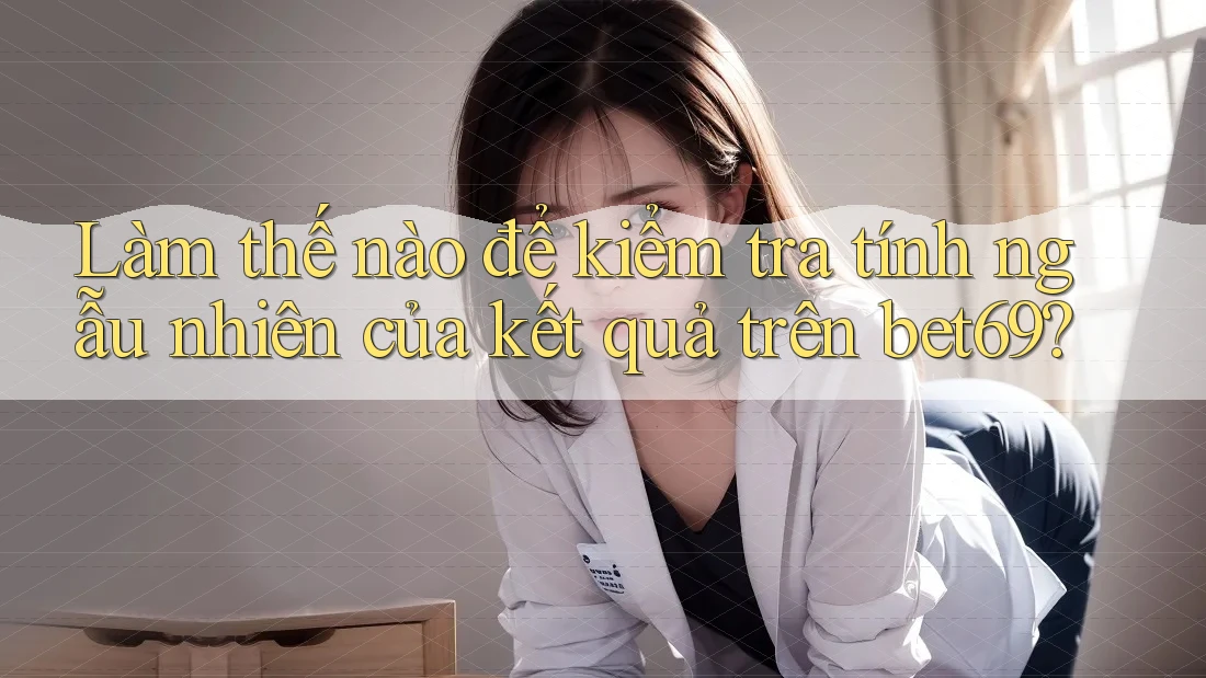 Làm thế nào để kiểm tra tính ngẫu nhiên của kết quả trên bet69?