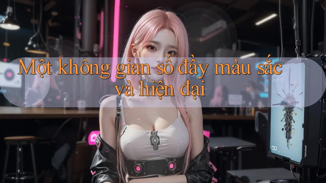 Một không gian số đầy màu sắc và hiện đại