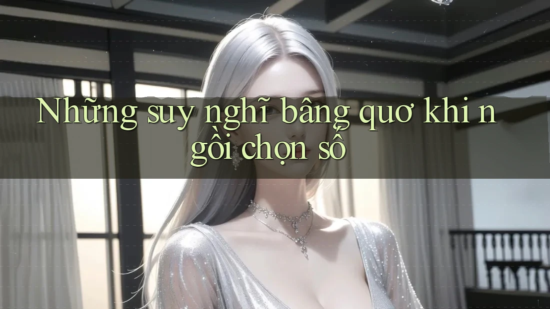 Những suy nghĩ bâng quơ khi ngồi chọn số Những suy nghĩ bâng quơ khi ngồi chọn số