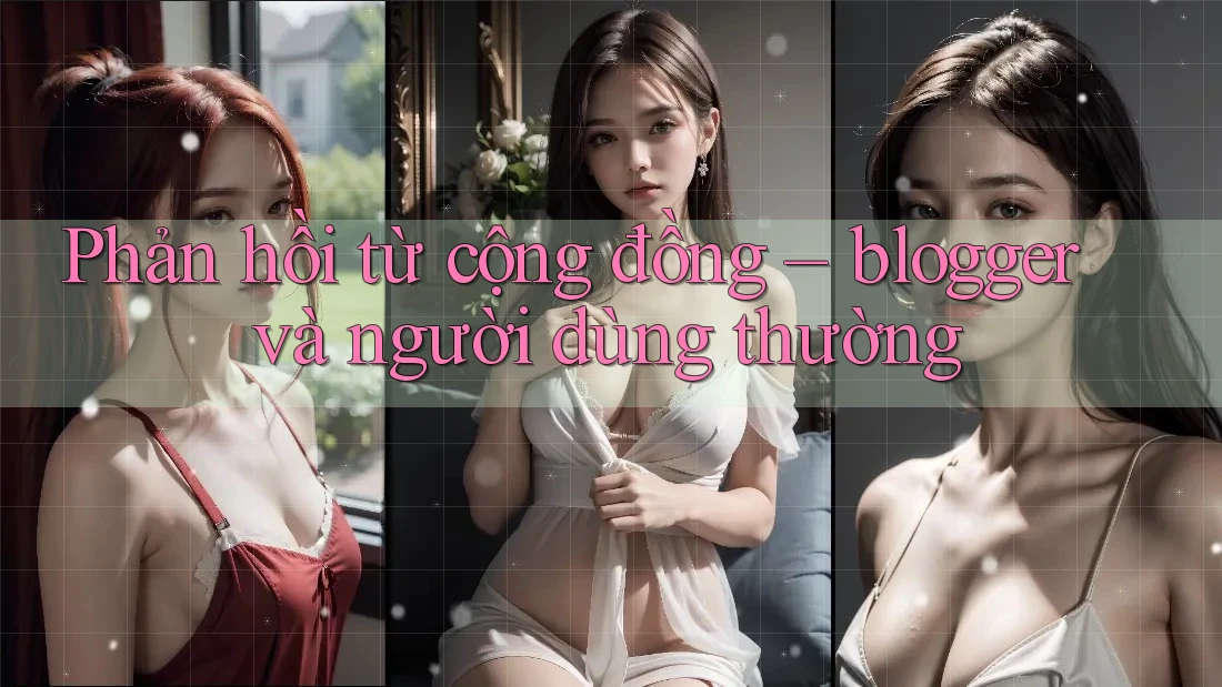 Phản hồi từ cộng đồng – blogger và người dùng thường Phản hồi từ cộng đồng – blogger và người dùng thường