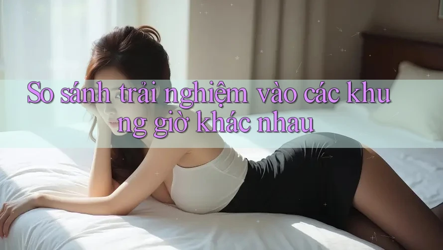 So sánh trải nghiệm vào các khung giờ khác nhau So sánh trải nghiệm vào các khung giờ khác nhau