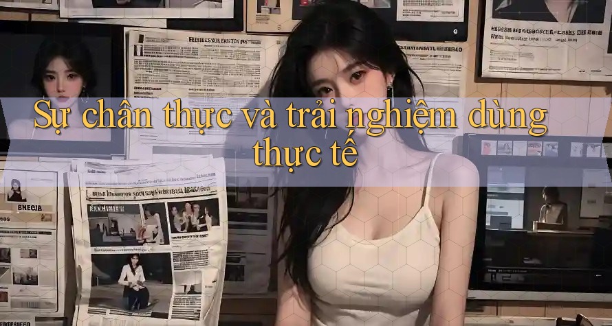 Sự chân thực và trải nghiệm dùng thực tế Sự chân thực và trải nghiệm dùng thực tế