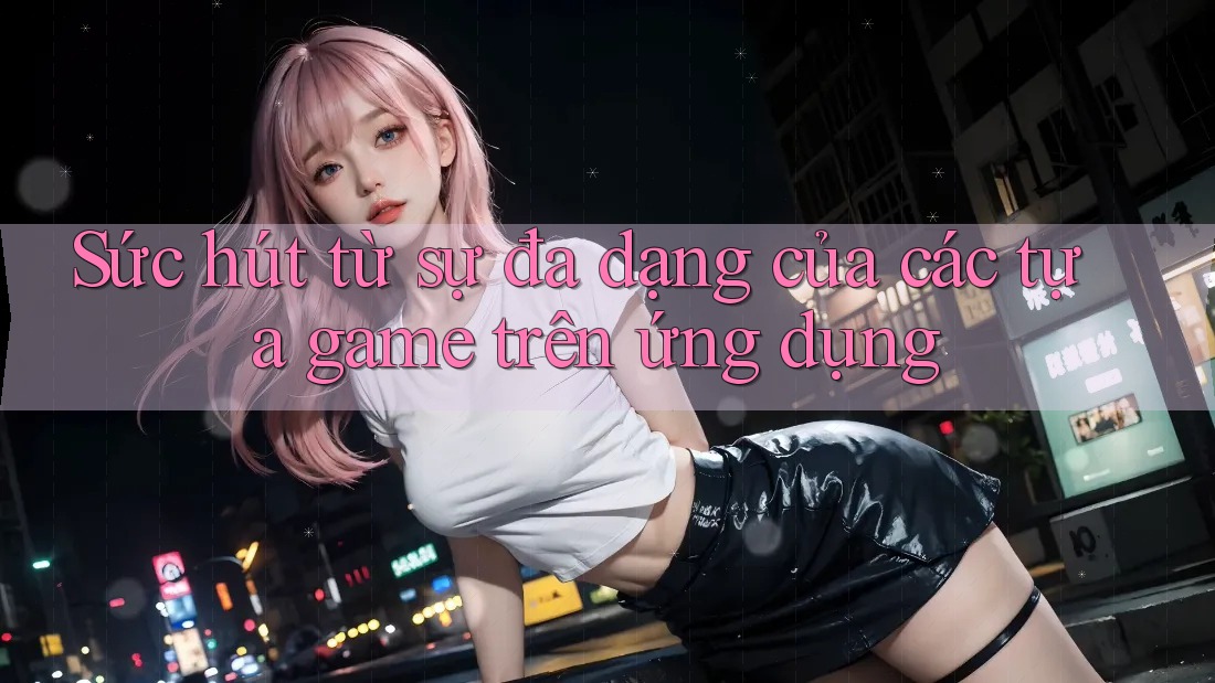 Sức hút từ sự đa dạng của các tựa game trên ứng dụng