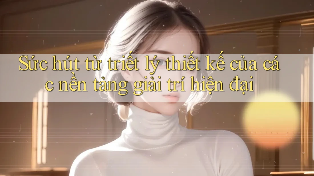 Sức hút từ triết lý thiết kế của các nền tảng giải trí hiện đại Sức hút từ triết lý thiết kế của các nền tảng giải trí hiện đại