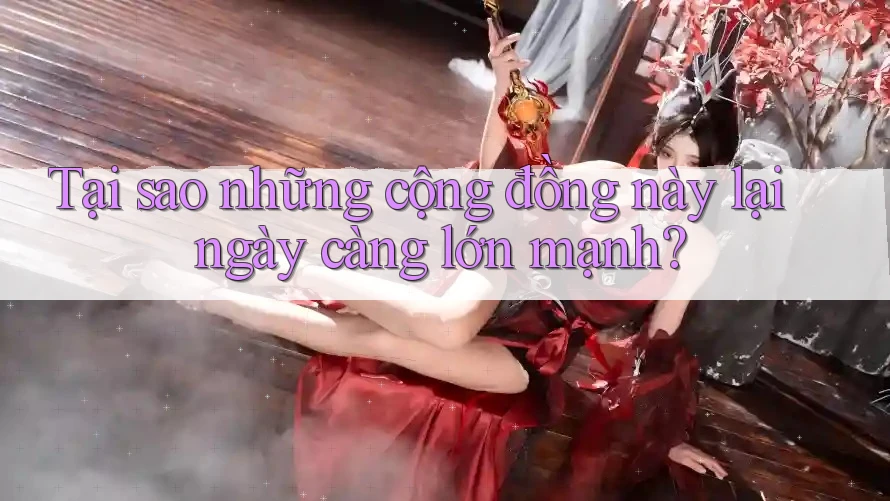 Tại sao những cộng đồng này lại ngày càng lớn mạnh? Tại sao những cộng đồng này lại ngày càng lớn mạnh?