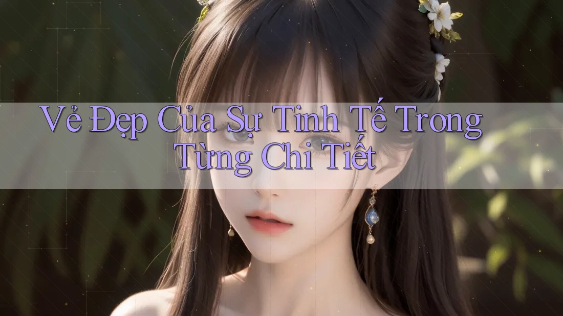 Vẻ Đẹp Của Sự Tinh Tế Trong Từng Chi Tiết